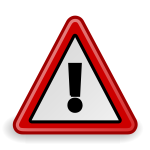 Achtung-Schild