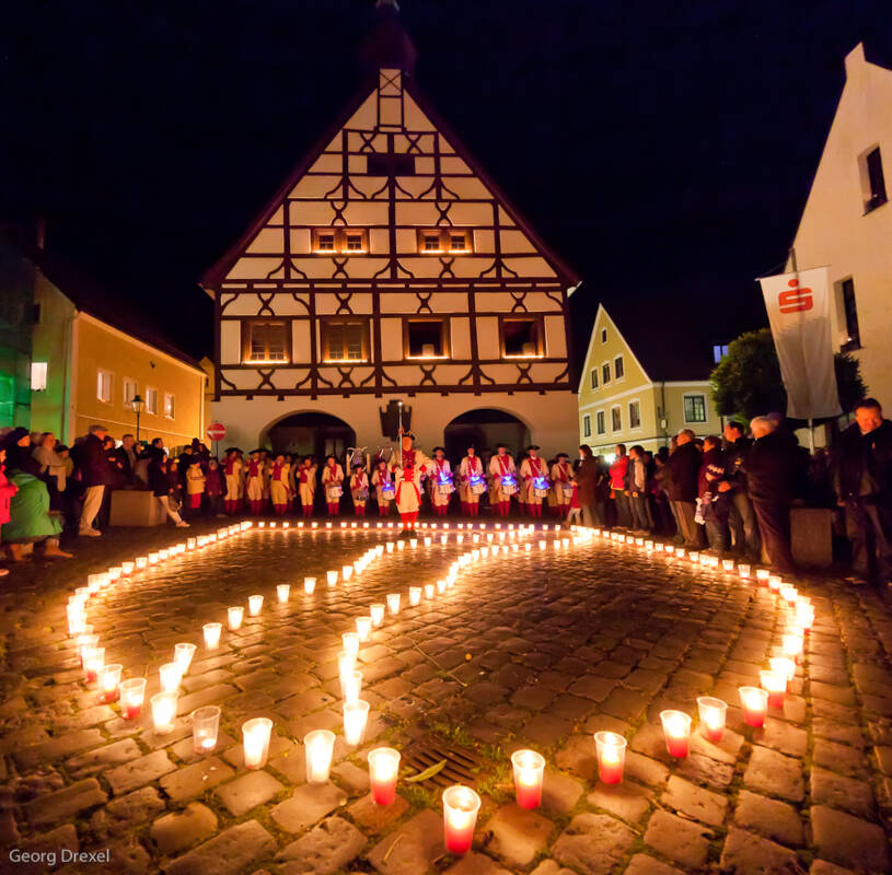 Krumbacher Lichternacht, Krumbach im Kerzenschein